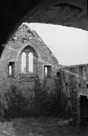 FRIARY REFLECTORY FROM ARCH OF CLOISTERS LOOKING S.